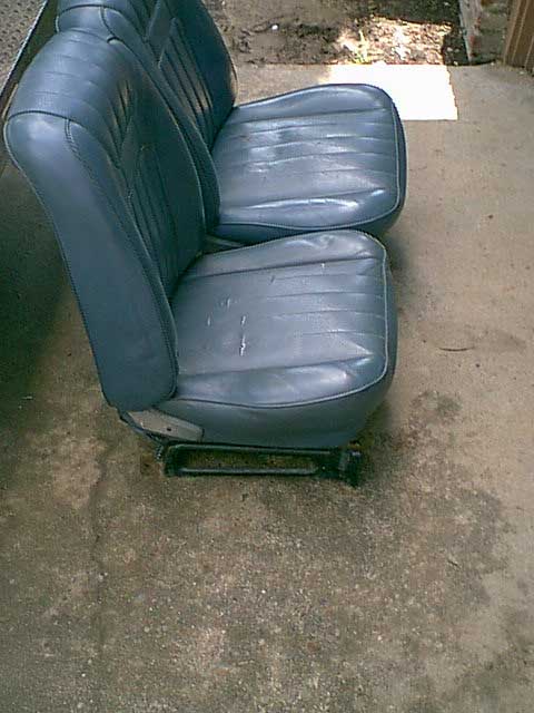 1983 Ford Bronco - Here is the side view of the stock seats.