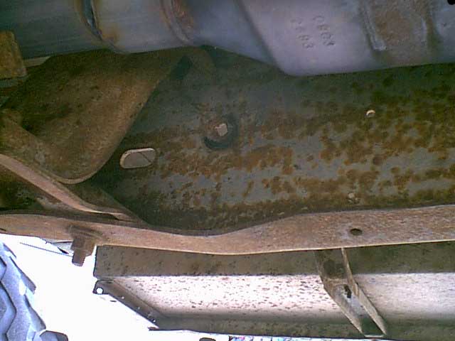 here is the inside of the pass side frame.
