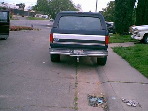 1983 Ford Bronco - here is a view from behind befor the 3" lift