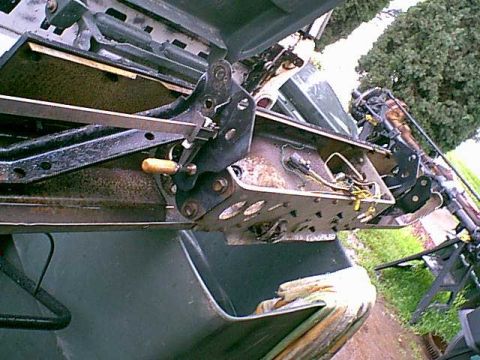 1983 Ford Bronco - here is the rear bumper i modified the mount to realign the bumper after the 3" body lift.