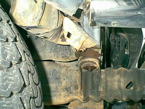 1983 Ford Bronco - this was the pass side damage