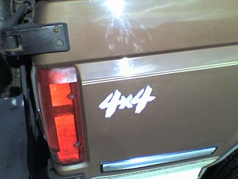 1992 Ford Bronco - new 4x4 stickers