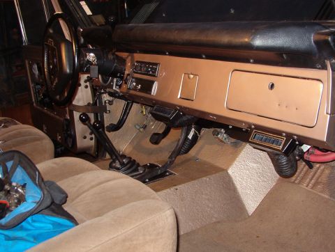 1975 Ford Bronco - It's not totally finished, but it's getting close. I forgot to install the glove box, so it's coming off again.