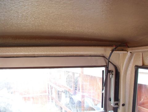 1975 Ford Bronco - The rear defroster is now fully wired up, and it doesn't interfere with the liftgate at all. Just in time for Frank to have it removed for…