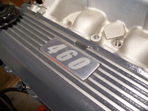 1971 Ford Ranchero - The engine part shows a prominent '460' badge, indicating engine displacement.