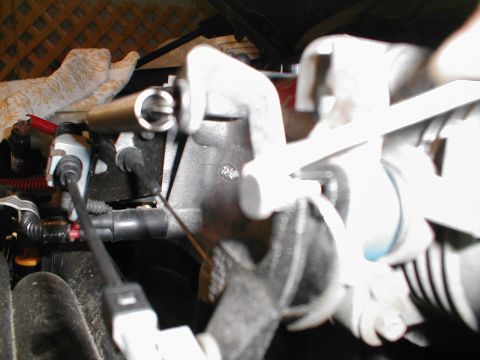 1997 Ford Crown Victoria - Engine intake manifold and associated hoses and connectors are shown in detail.