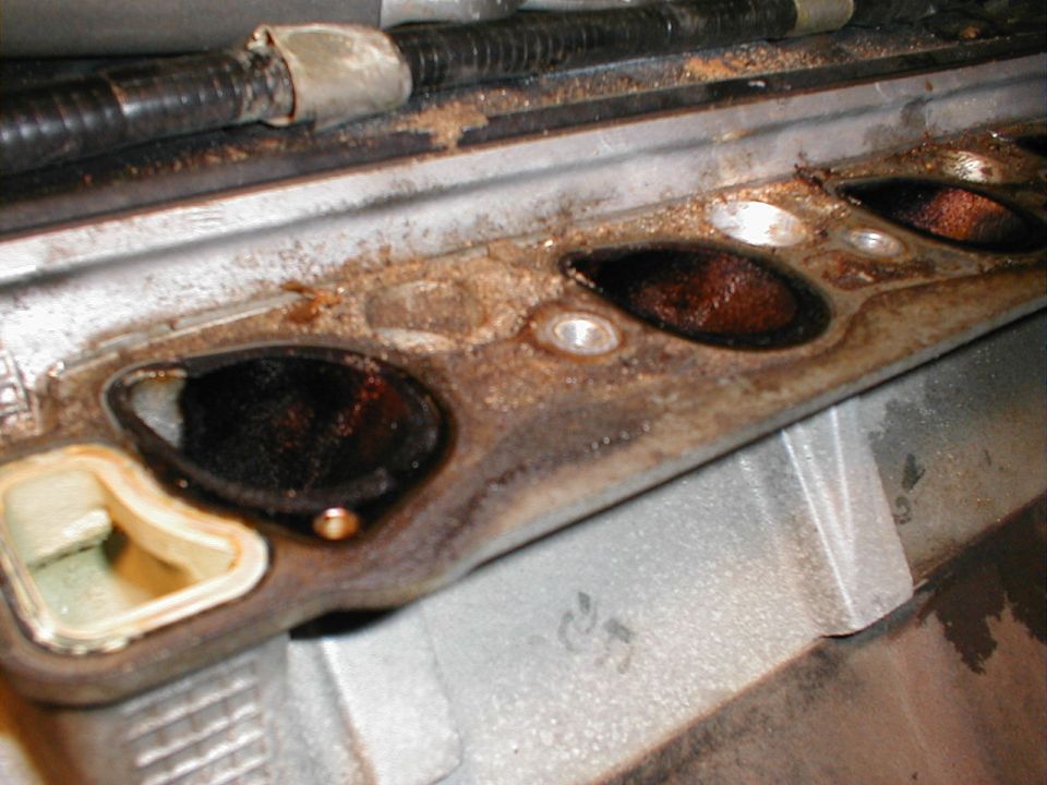 Engine intake manifold with carbon buildup