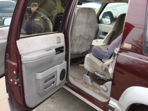 1983 Ford Bronco - here is the send row of seats. it alittle dirty inside but in great shape.