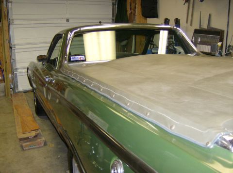 1970 Ford Ranchero - original 1970 bed cover.