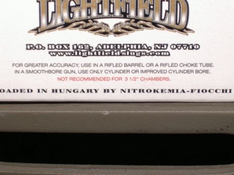 1985 Ford Bronco - This box provides instructions for using Lightfield slugs with different shotgun barrels.
