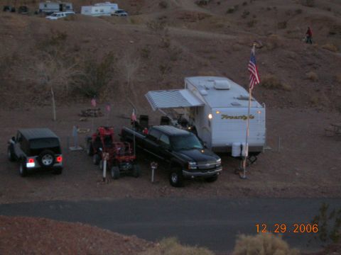 1985 Ford Bronco - overlooking camp