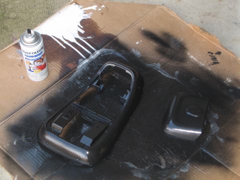 1996 Ford Bronco - Here the outcome is getting painted. Its Rustoleum Hammerite.