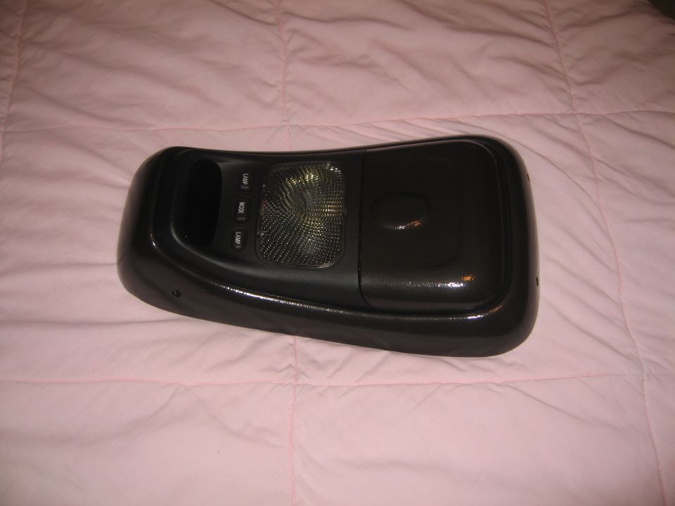 Entire console put back together after it was re-bondoed and smoothed out.  It looks alot better.
