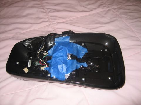 1996 Ford Bronco - I put aluminum foil over the two holes where the lights are. The way I have it mounted, they are very close to the headliner and in some of…