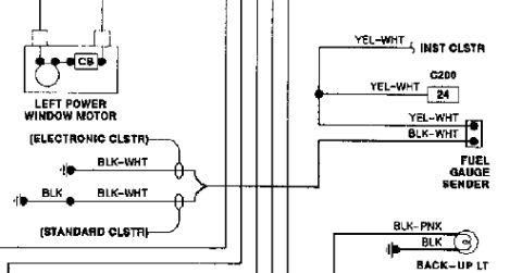 1988 Ford Bronco - 89 aerostar fuel sensor diagram