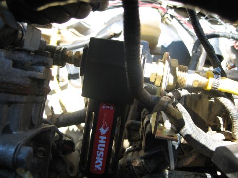 1996 Ford Bronco - Here is a darker picture of the filter and check valve at a different angle.