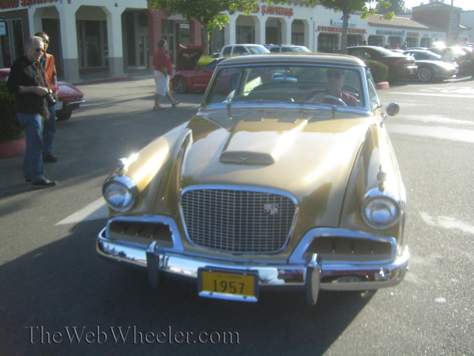 Front view of a gold 1980s Cadillac Eldorado with chrome grille