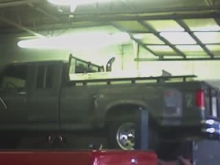 1990 Ford F-350 - exhaust being installed with a FLO PRO Twister muffler