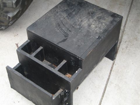 1996 Ford Bronco - Here is my 'custom' center console I built with MDF board.