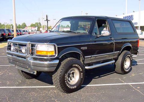 1995 Ford Bronco - When I first bought it.