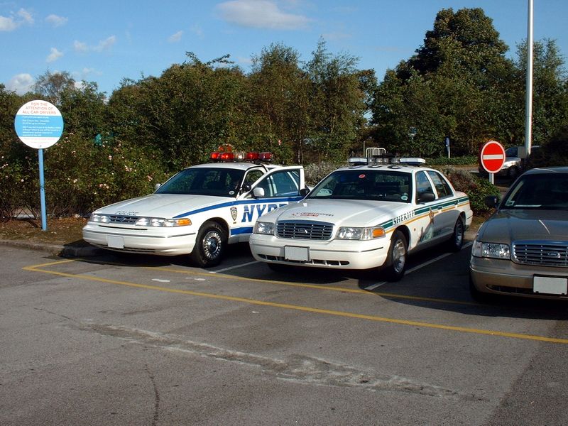 Another shot of the 3 Crown Vics.