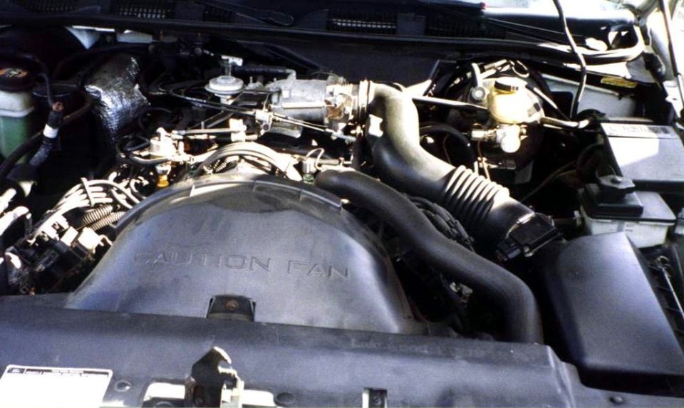 Britvic's engine. This vehicle was an Ex-NYPD police vehicle, recently imported to the UK.