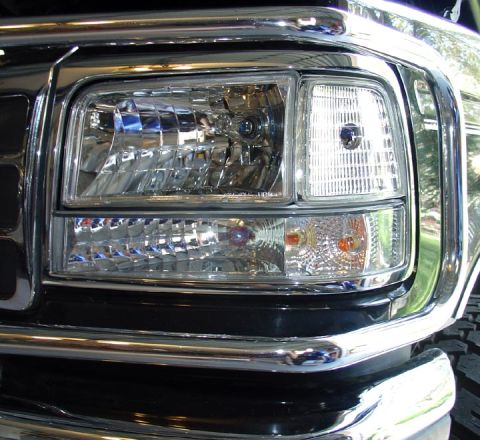 1995 Ford Bronco - New lights with Xenon white bulbs