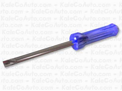 1989 Ford Bronco - A blue-handled flathead screwdriver is shown against a white background with watermarks.