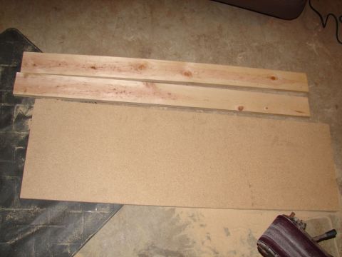 1996 Ford Bronco - Materials for the Amp box.