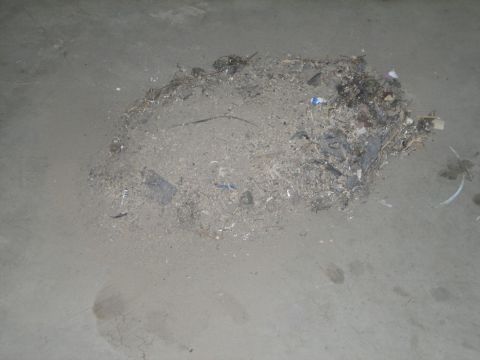 1976 Ford Ranchero - This photo shows a pile of debris on a concrete floor, not a 1976 Ford Ranchero gas tank.