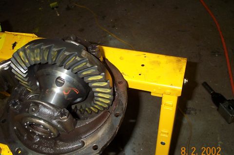 1986 Ford Bronco - Mesh pattern on new 4.56 ring ang pinion on the Detroit Locker