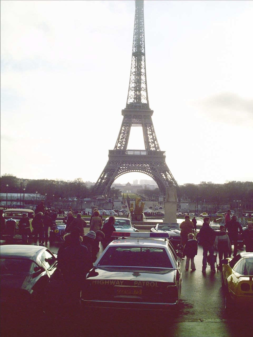 at the Eiffel tower