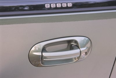 2003 Ford Expedition - Keypad entry system above the door handle on a 2003 Ford Expedition.