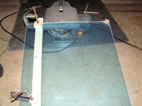 1996 Ford Bronco - cutting the plexy. my home made guide.