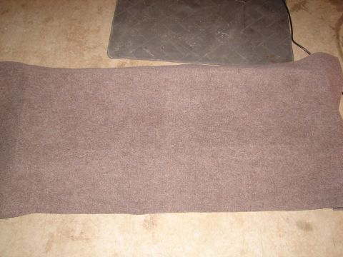 1996 Ford Bronco - glueing the carpet on