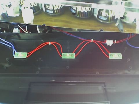 1993 Ford C-350 (Centurion Conversions) - Close-up of electronic components and wiring, not a vehicle.
