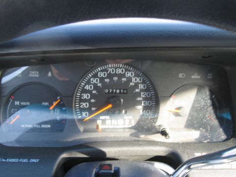 1991 Ford LTD Crown Victoria - Interior view of dashboard gauges, including speedometer and odometer.