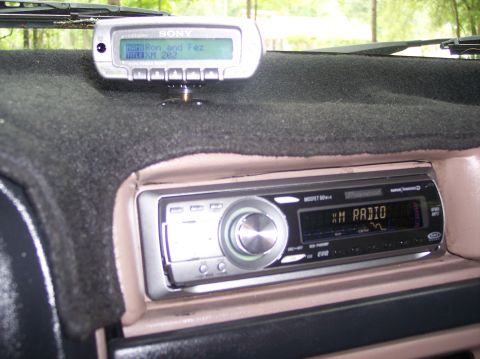1996 Ford Bronco - The Pioneer head unit and Sony XM satellite radio receiver...Ron & Fez rule!