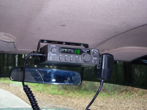 1996 Ford Bronco - Radio Shack CB radio...nothing fancy, but it works and has weather channels
