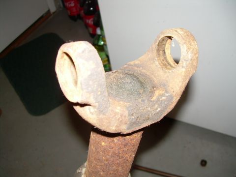 1988 Ford Bronco - This rusty universal joint is a vehicle part, not the entire vehicle.
