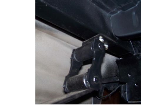 1971 Ford Ranchero - This photo shows a close-up view of a vehicle's rear suspension shackle assembly.