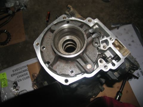 1978 Ford Bronco - Close-up of a transmission pump housing, showing part number D9AP-70433A stamped into the metal.