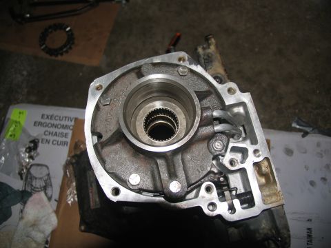 1978 Ford Bronco - Transmission pump housing with internal splines and part number '36AP-7142' visible.