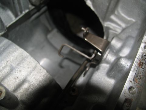 1978 Ford Bronco - A detailed view of internal transmission components, likely during a rebuild or repair process.