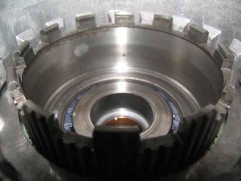 1978 Ford Bronco - Internal view of a transmission part, likely a clutch drum or similar component.