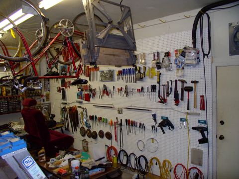 1986 Ford Bronco - Still filling the wall, but there's plenty of room for everything.