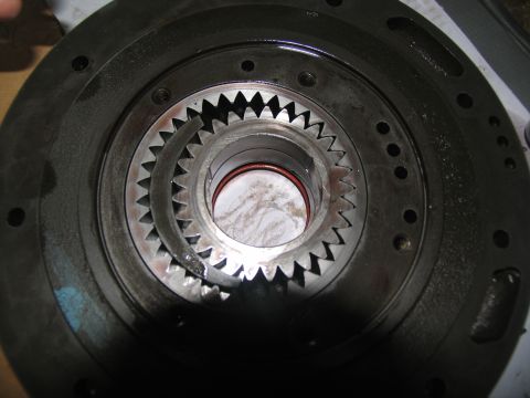 1978 Ford Bronco - Damaged gear assembly, likely from a transmission rebuild.
