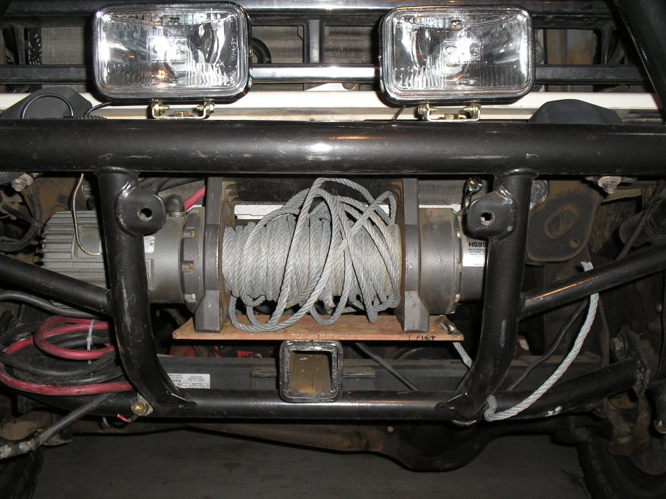 frontal view. placed for measurements to start mount plate.