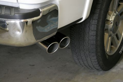2005 Ford F-150 - Here is the finished product back on the ground. The bolt-on tips make re-aligning or replacing them easy.