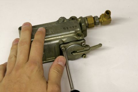 1967 Ford Mustang - When rebuilding an older carb, it's a good idea to change the accelerator pump diaphragm, to access it remove these four screws and lift of…